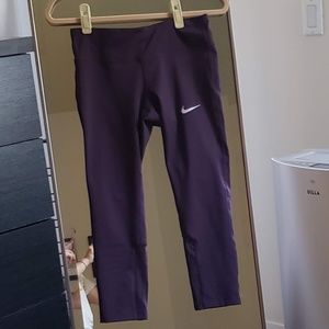 Purple Nike Fast Running Crop